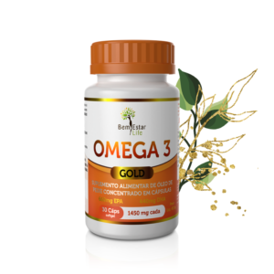 Omega 3 Gold 30 Capsulas Bem Estar Life