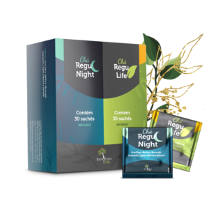 REGU LIFE 30 e REGU NIGHT 30 Chá Misto 60 Sachês Bem Estar Life