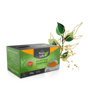 Chá Emagrecedor Regu Life 20 Sachês Bem Estar Life