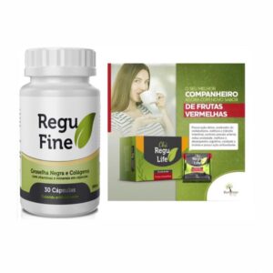 Regu Fine e Chá Regu Life sabor Frutas Vermelhas 30 saches